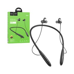 Hoco Bluetooth Neckband Earphones ES61 Manner with Mic Black Hoco Bluetooth Neckband Earphones ES61 Manner with Mic Black